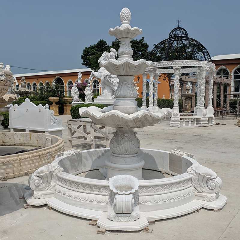 海螺大理石噴泉，海螺噴泉，大理石噴泉，石雕噴泉廠家